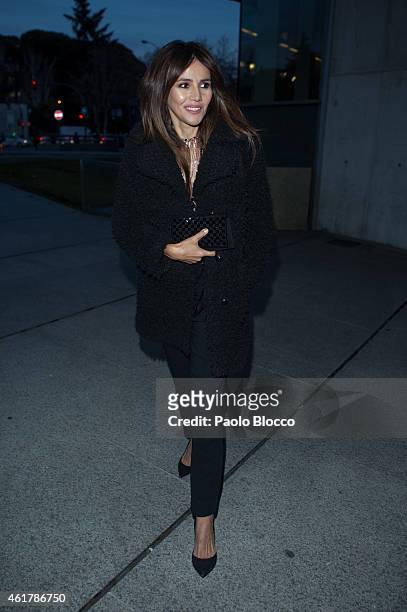 Actress Goya Toledo is seen arriving to the 29th Goya awards nominated party at 'Teatros del Canal' on January 19, 2015 in Madrid, Spain.