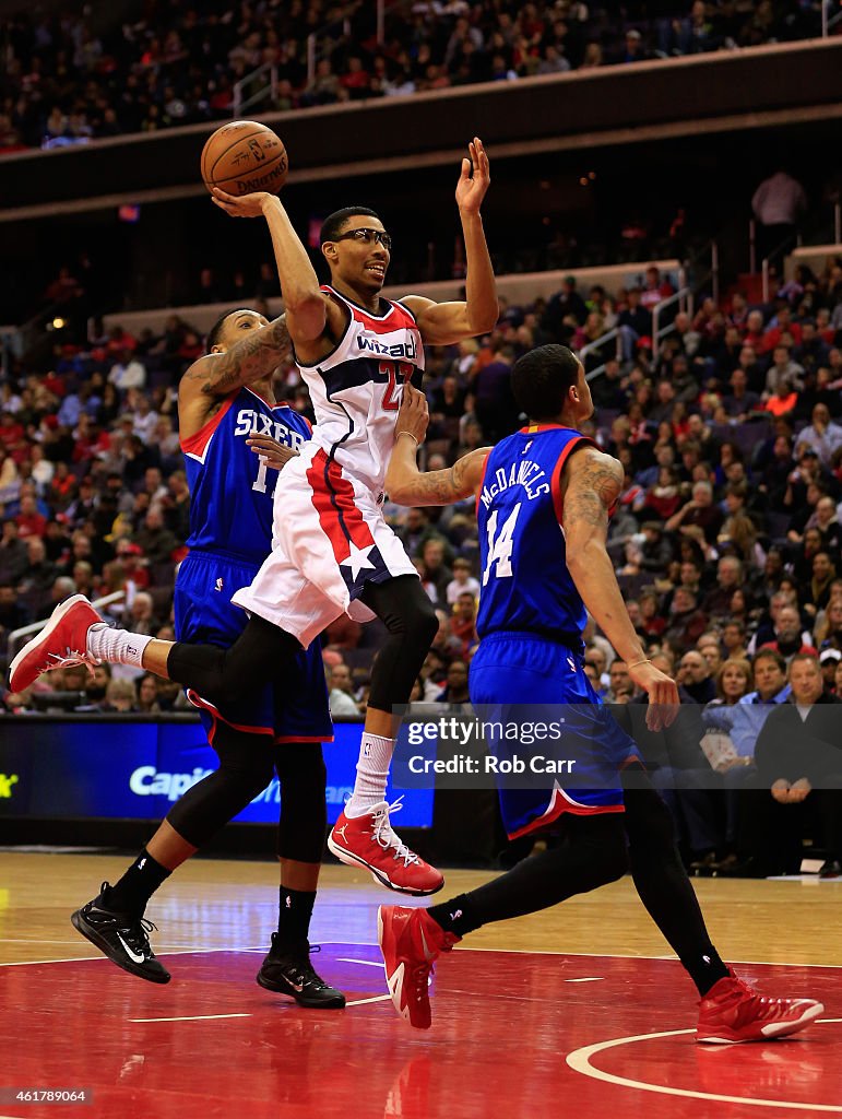 Philadelphia 76ers v Washington Wizards