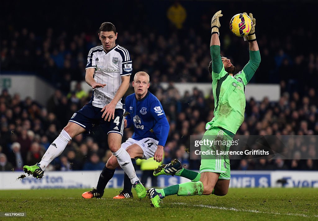 Everton v West Bromwich Albion - Premier League