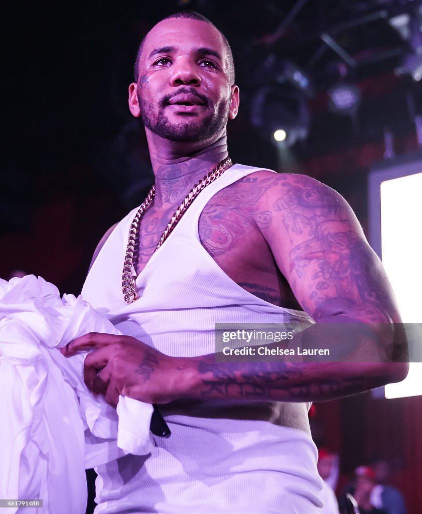 The Game Rapper 2005 Rapper The Game performs at