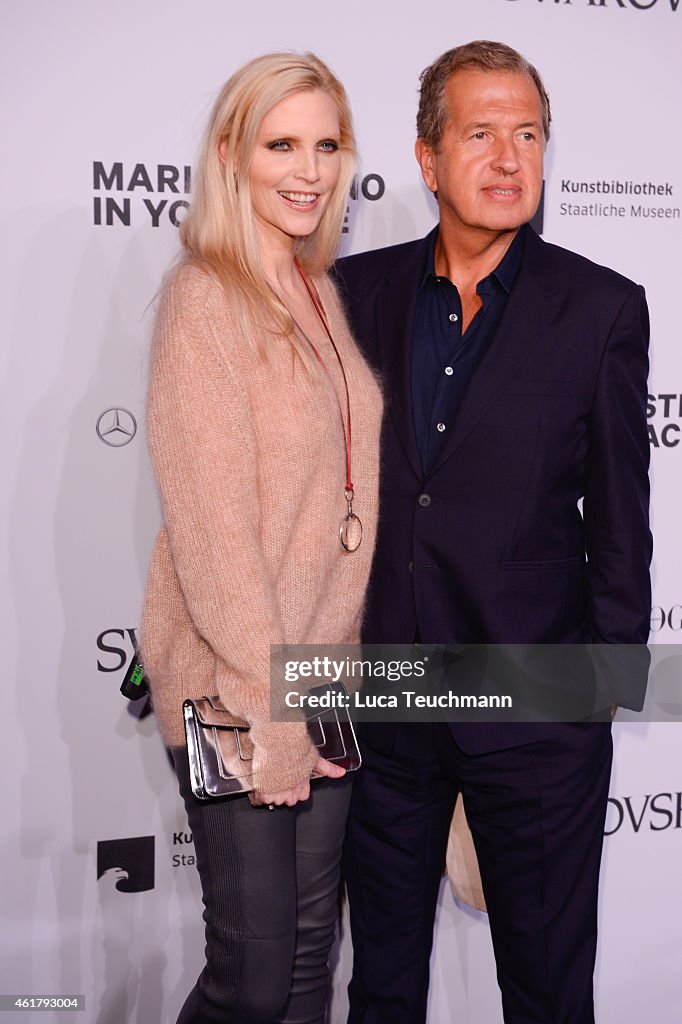 'Mario Testino: In Your Face Private View' Vernissage