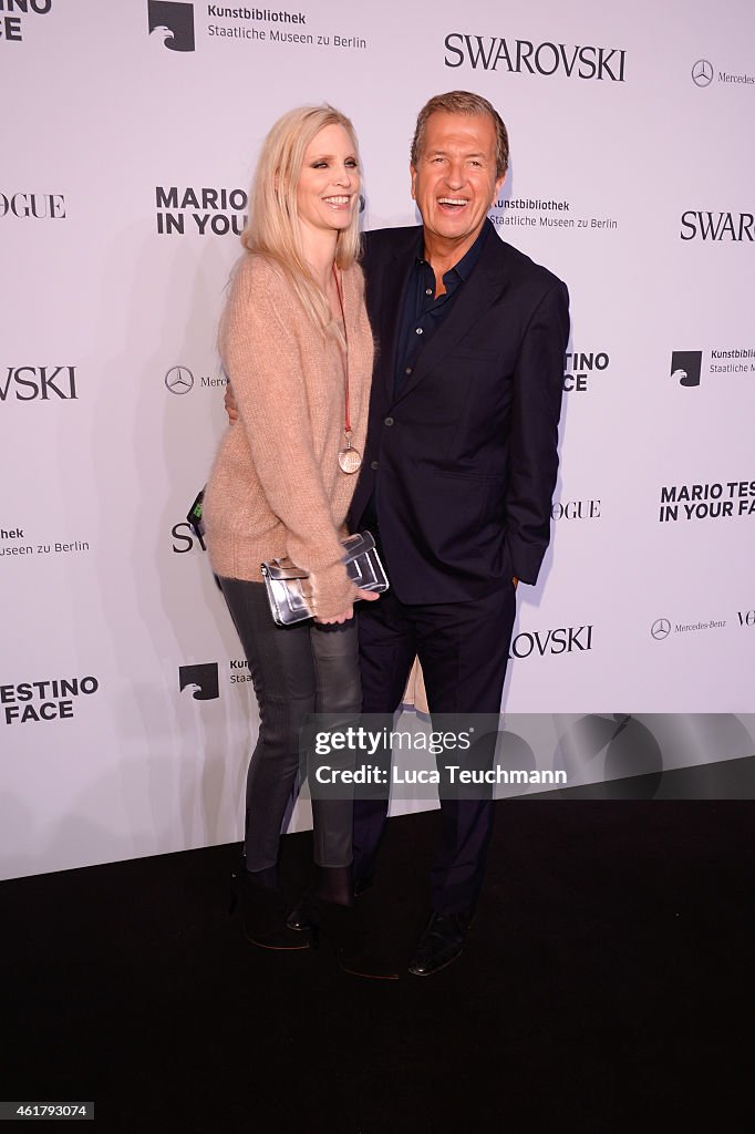 'Mario Testino: In Your Face Private View' Vernissage