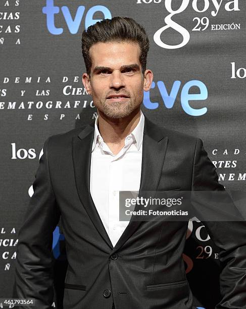 Antonio Najarro attends the 29th Goya Awards Nominated Party at the Canal Theater on January 19, 2015 in Madrid, Spain.