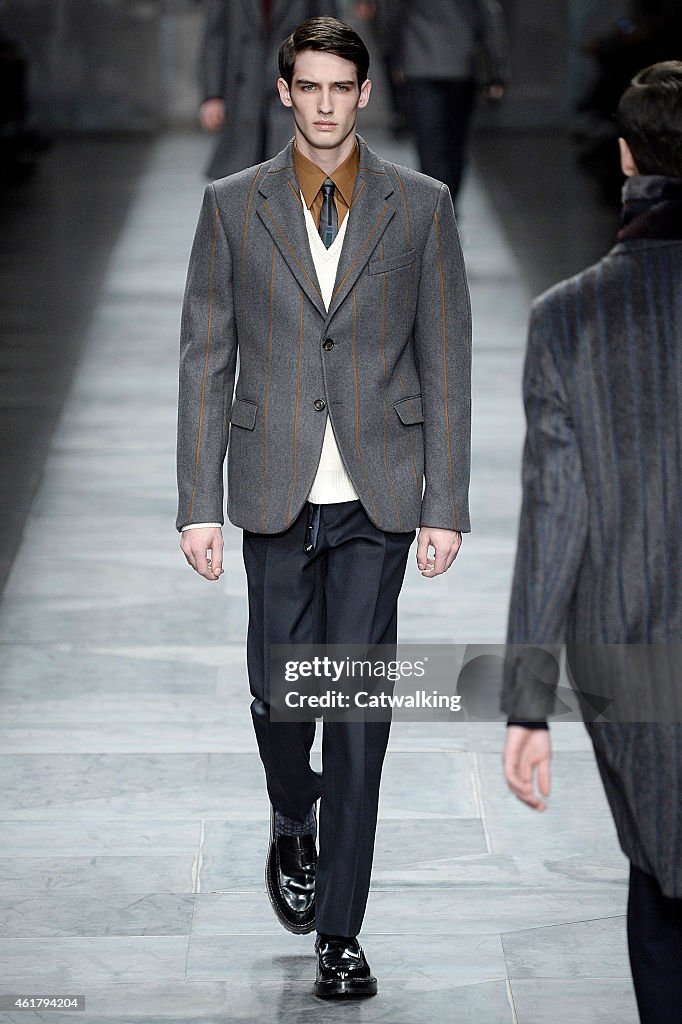 Fendi - Mens Fall 2015 Runway - Milan Menswear Fashion Week