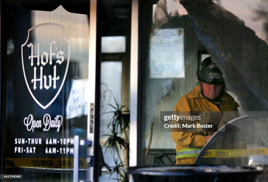 Hof's Hut Suffers Fire Damage