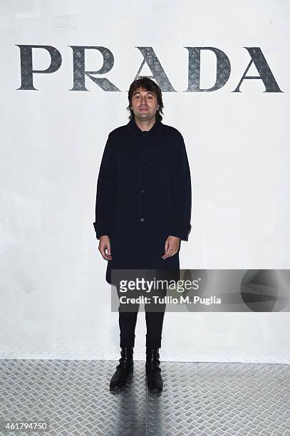 Francesco Vezzoli attends the Prada Journal event during the Milan Menswear Fashion Week Fall Winter 2015/2016 on January 19, 2015 in Milan, Italy.