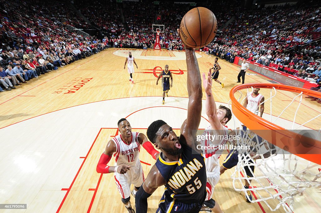 Indiana Pacers v Houston Rockets