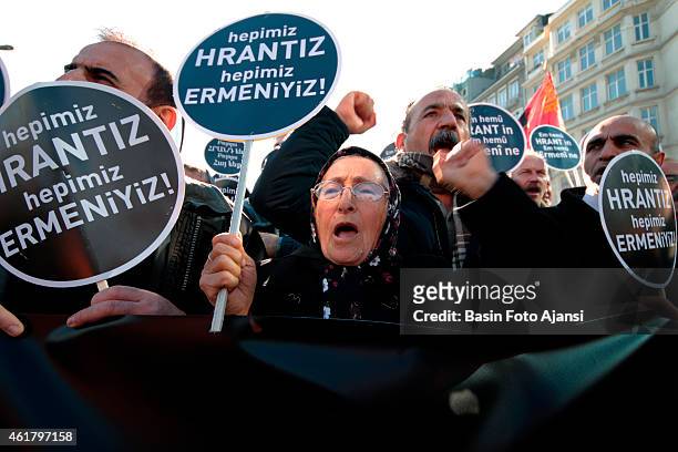 Hundreds of people walked for Hrant Dink. He was memorized by hundreds of people walking in front of his newspaper for his 8th year of being...