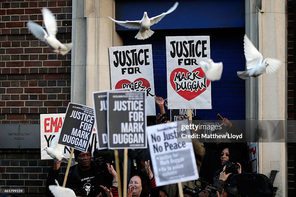 Mark Duggan Vigil In Tottenham After Inquest Result