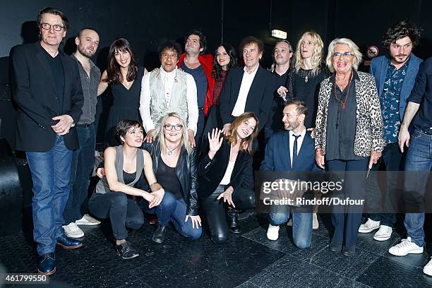 Francis Cabrel, Ours alias Charles Souchon, Nolwenn Leroy, Laurent Voulzy, 'M' Matthieu Chedid, Carla Bruni Sarkozy, Alain Souchon, Sandrine...