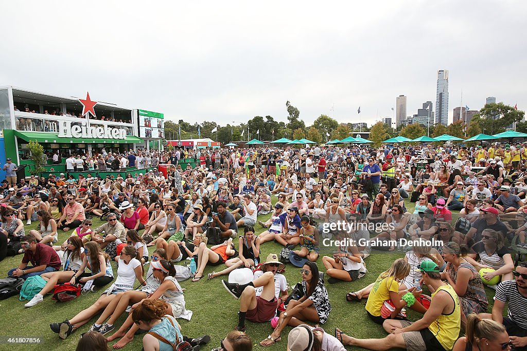 Off Court At The 2015 Australian Open