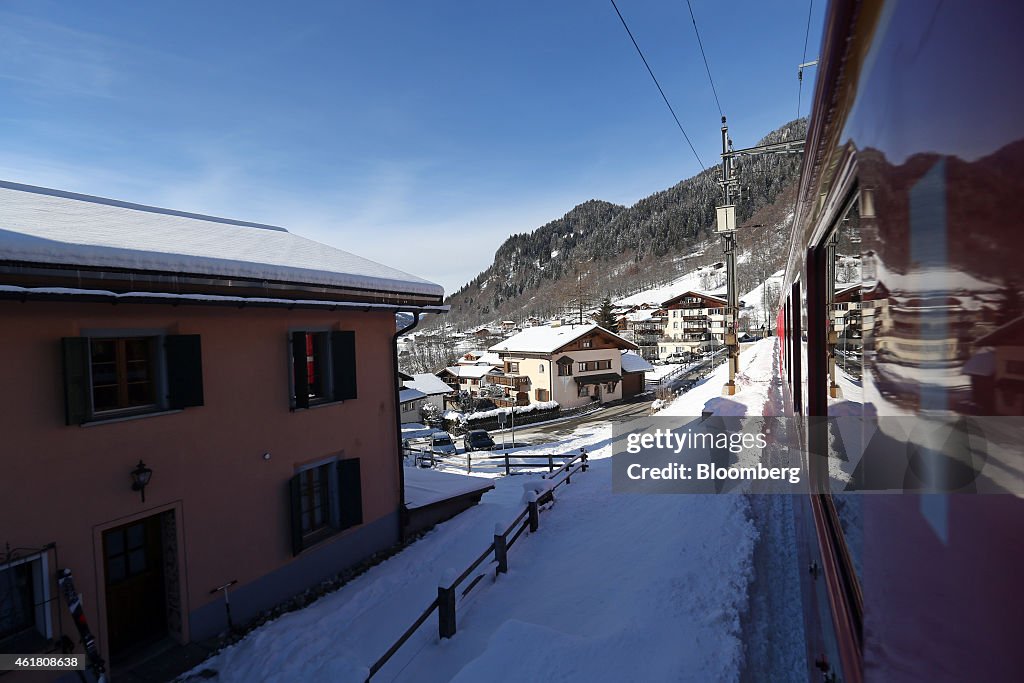 Preparations Ahead Of The Davos World Economic Forum 2015