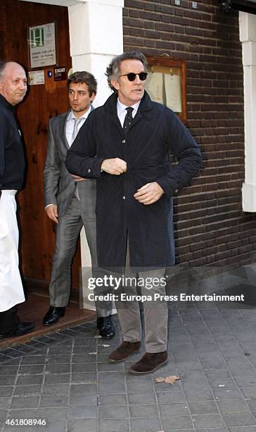 Duchess of Alba's widower, Alfonso Diez is seen on January 19, 2015 in Madrid, Spain.