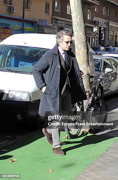 Duchess of Alba's widower, Alfonso Diez is seen on January 19, 2015 in Madrid, Spain.