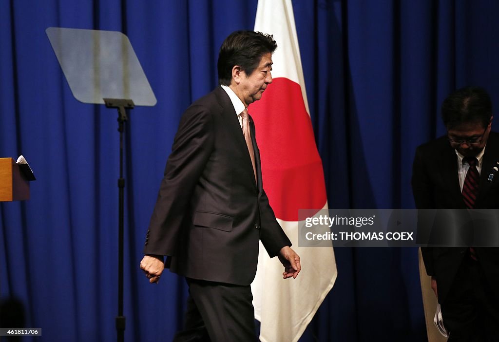 ISRAEL-JAPAN-IRAQ-SYRIA-HOSTAGES-DIPLOMACY-ABE