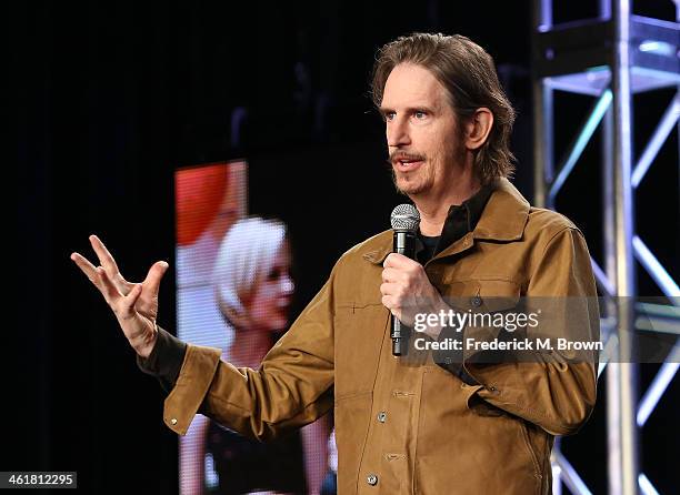 Actor/Writer/Producer Ray McKinnon speaks onstage during the 'Sundance Channel - Rectify' panel discussion at the AMC/Sundance portion of the 2014...