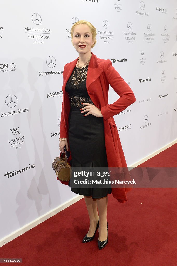 Lena Hoschek Arrivals - Mercedes-Benz Fashion Week Berlin Autumn/Winter 2015/16