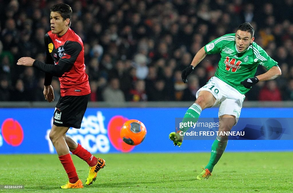 FBL-FRA-LIGUE1-GUINGAMP-SAINT ETIENNE