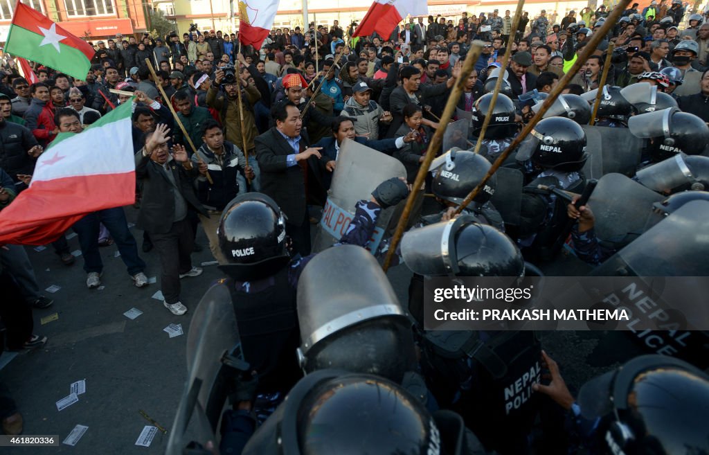 NEPAL-CONSTITUTION-POLITICS-STRIKE