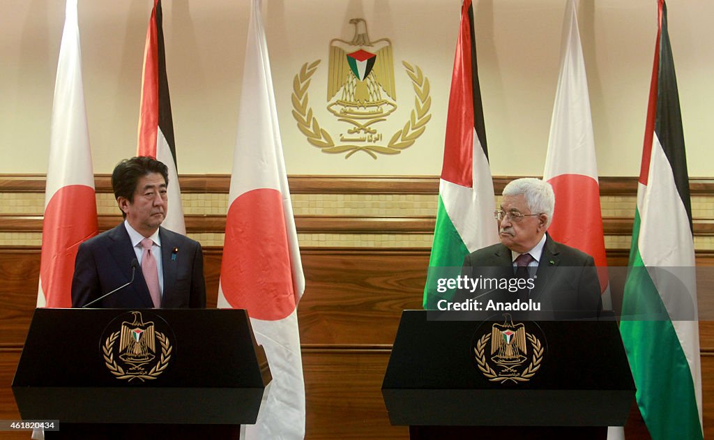 Shinzo Abe - Mahmoud Abbas