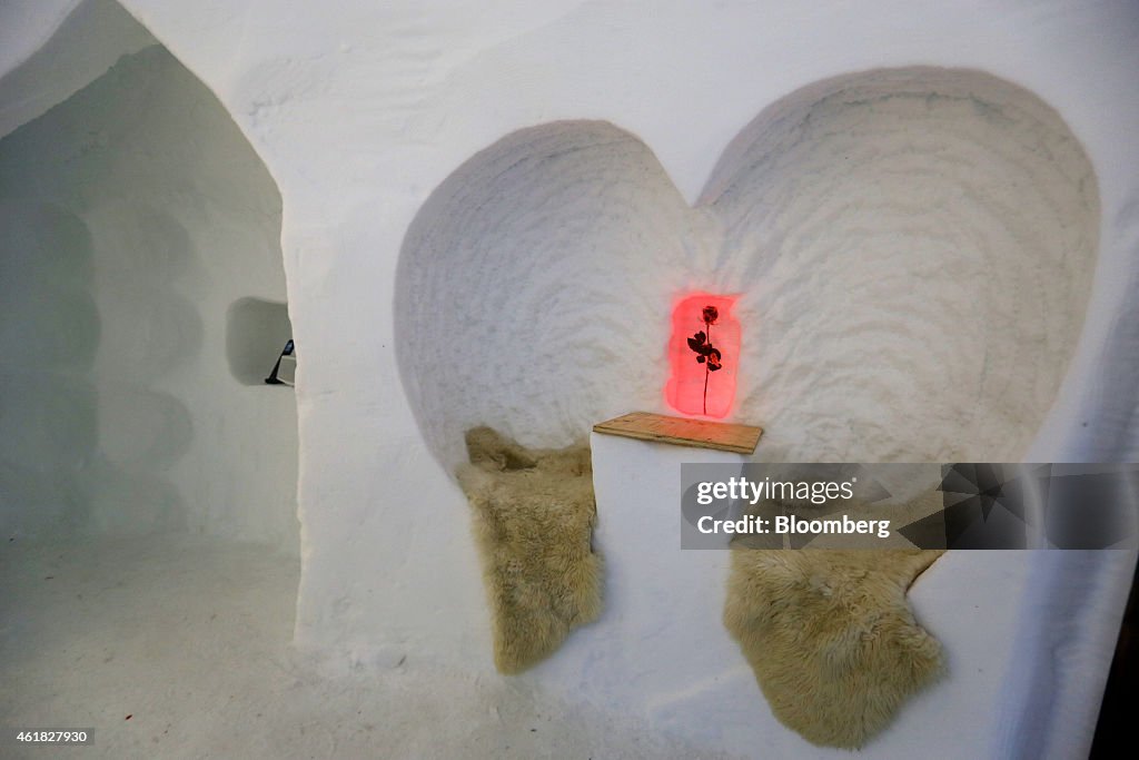 Preparations Ahead Of The Davos World Economic Forum 2015