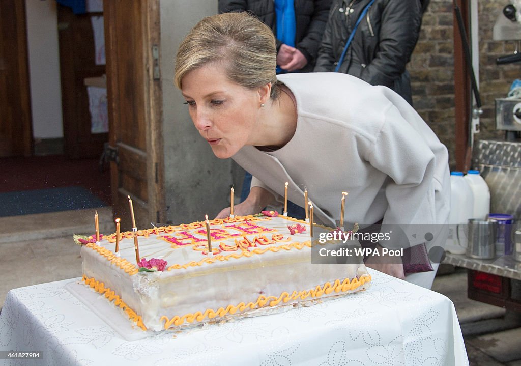 The Earl And Countess Of Wessex Attend Engagements On The 50th Birthday Of The Countess