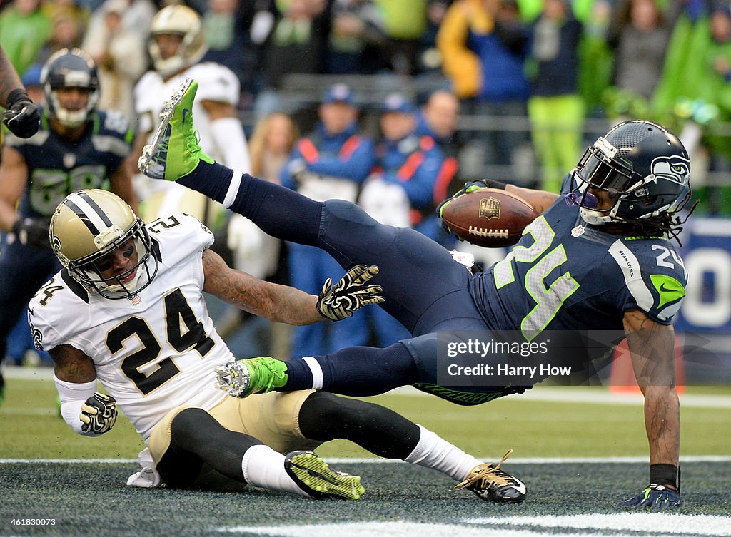 Divisional Playoffs - New Orleans Saints v Seattle Seahawks