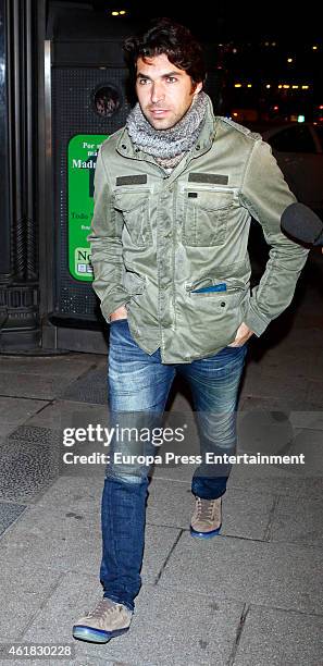 Cayetano Rivera is seen on January 19, 2015 in Madrid, Spain.