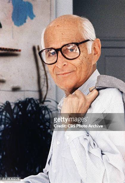 Norman Lear, creator and writer for the television series, Sunday Dinner. Image dated January 1, 1991.