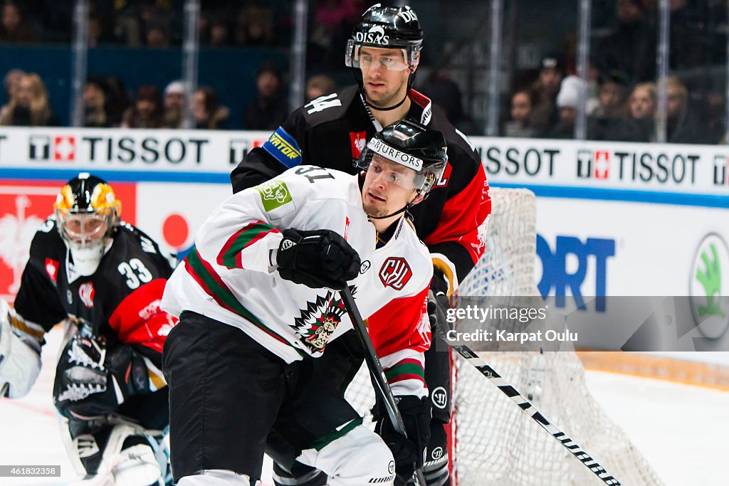 Karpat Oulu v Frolunda Gothenburg  - Champions Hockey League Semi Final