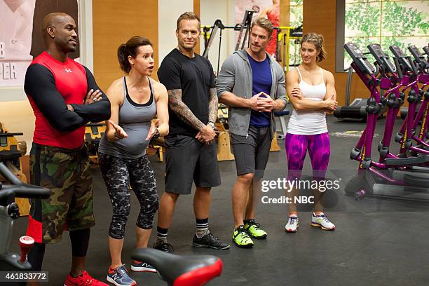 Episode 1617 -- Pictured: Dolvett Quince, Jenna Wolfe, Bob Harper, Jessie Pavelka, Jen Widerstrom --