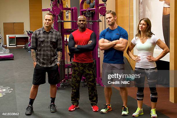 Episode 1617 -- Pictured: Bob Harper, Dolvett Quince, Jessie Pavelka, Jen Widerstrom --