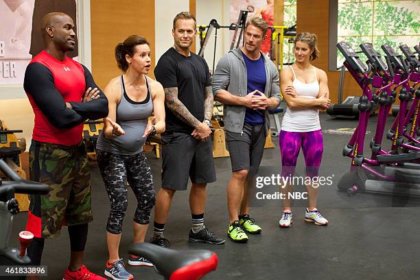 Episode 1617 -- Pictured: Dolvett Quince, Jenna Wolfe, Bob Harper, Jessie Pavelka, Jen Widerstrom --