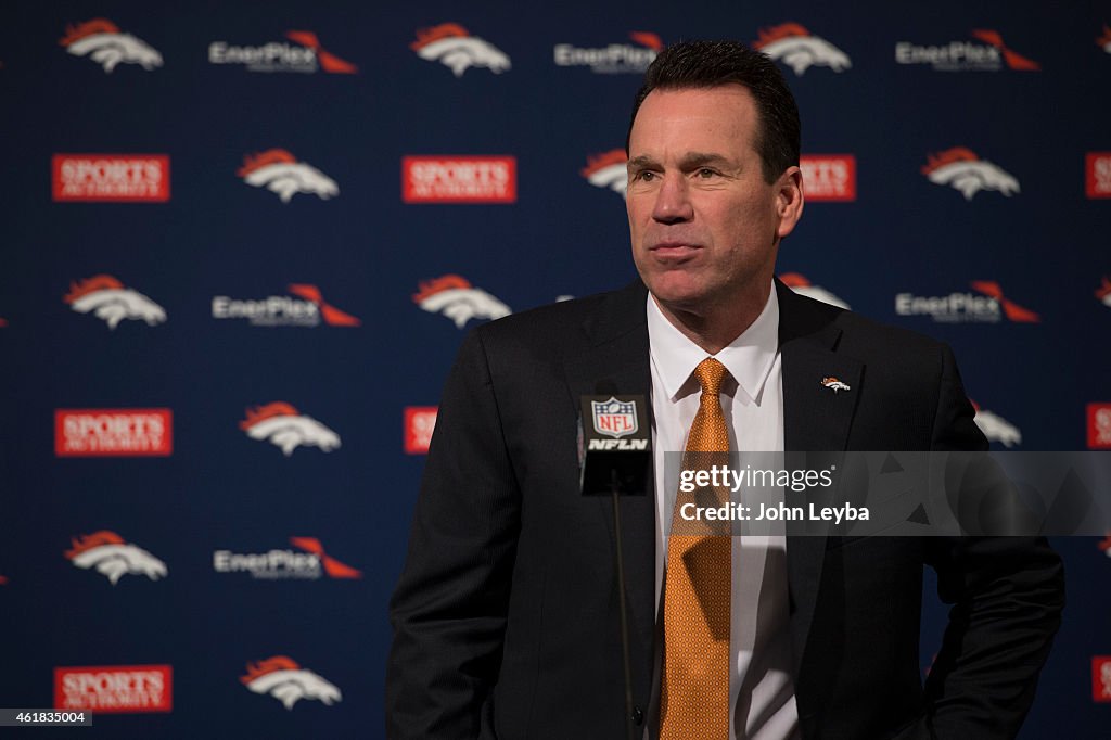 Denver Broncos intorduce Gary Kubiak as new head coach