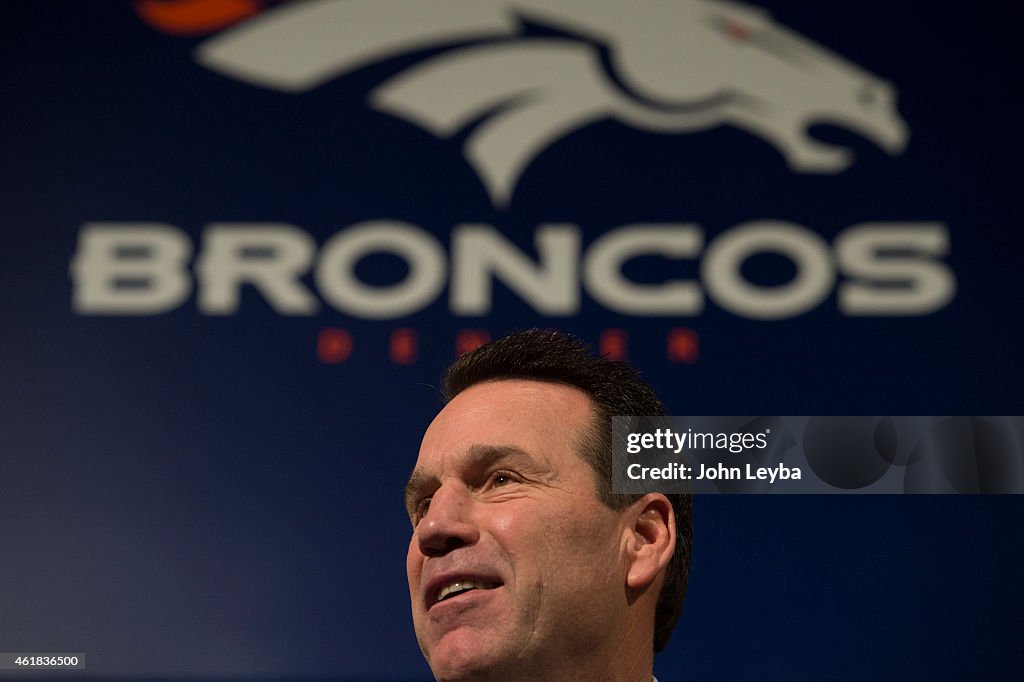 Denver Broncos intorduce Gary Kubiak as new head coach