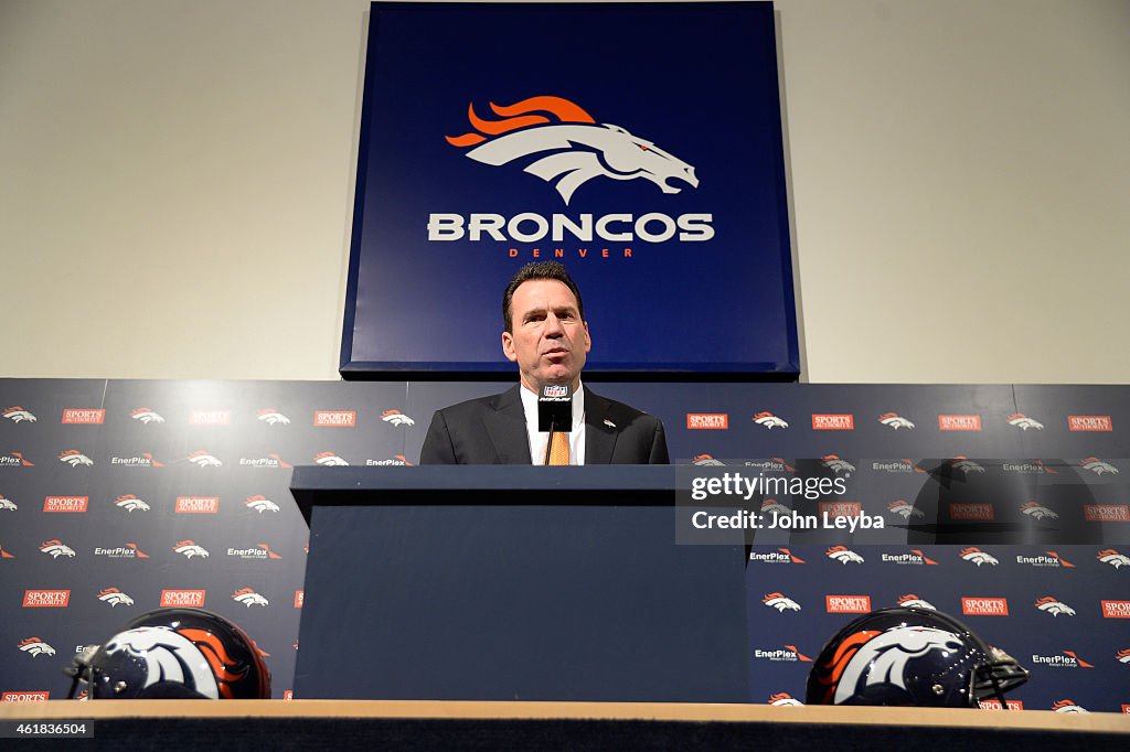 Denver Broncos intorduce Gary Kubiak as new head coach