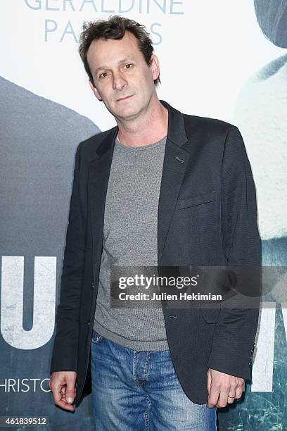 Christophe Lamotte attends 'Disparue En Hiver' Paris Premiere at UGC Cine Cite Bercy on January 20, 2015 in Paris, France.