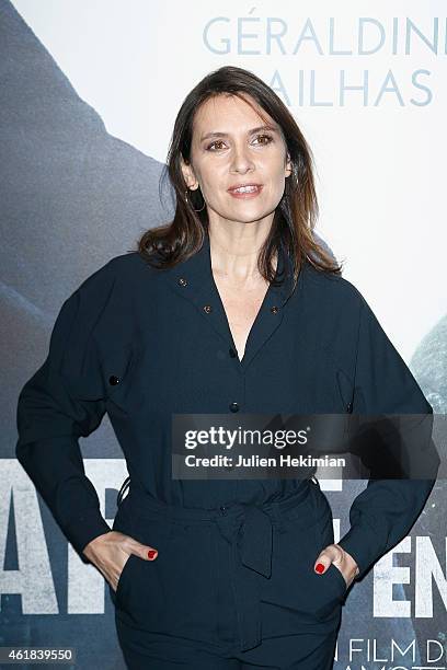 Geraldine Pailhas attends 'Disparue En Hiver' Paris Premiere at UGC Cine Cite Bercy on January 20, 2015 in Paris, France.