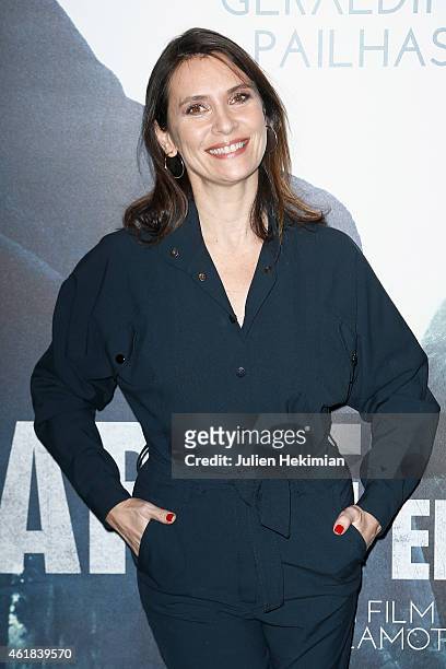 Geraldine Pailhas attends 'Disparue En Hiver' Paris Premiere at UGC Cine Cite Bercy on January 20, 2015 in Paris, France.