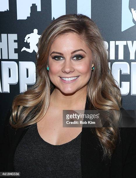Shawn Johnson attends "Celebrity Apprentice" Red Carpet Event at Trump Tower on January 20, 2015 in New York City.