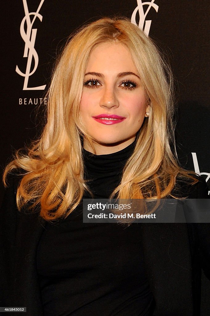 Pixie Lott attends the YSL Beaute Makeup Celebration 'YSL Loves Your