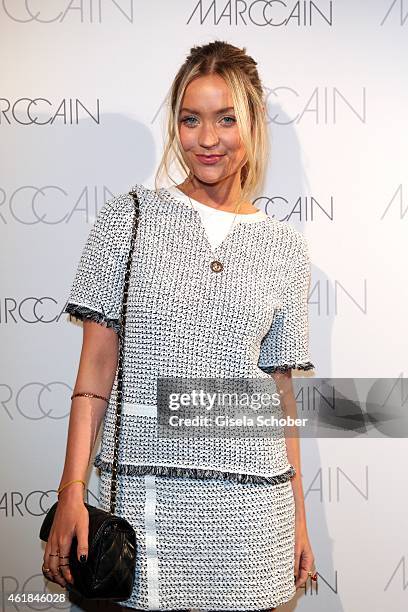 Laura Whitmore during the Marc Cain Dinner at Sra Bua Bar on January 20, 2015 in Berlin, Germany.