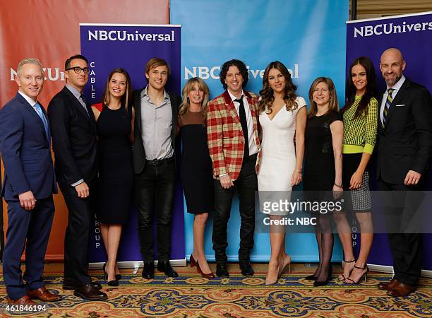 NBCUniversal Press Tour, January 2015 -- "The Royals" -- Pictured: Jeff Olde, Executive Vice President of Original Programming & Development; Adam...