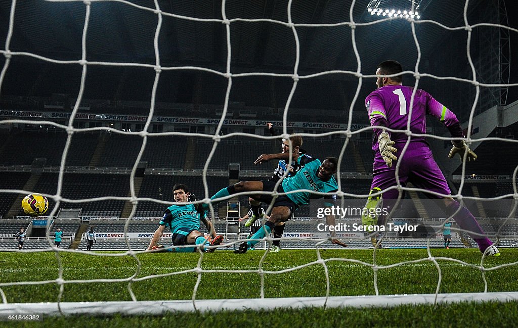 Newcastle United  v  Blackburn Rovers:  U21 Premier League Cup Quarter Final