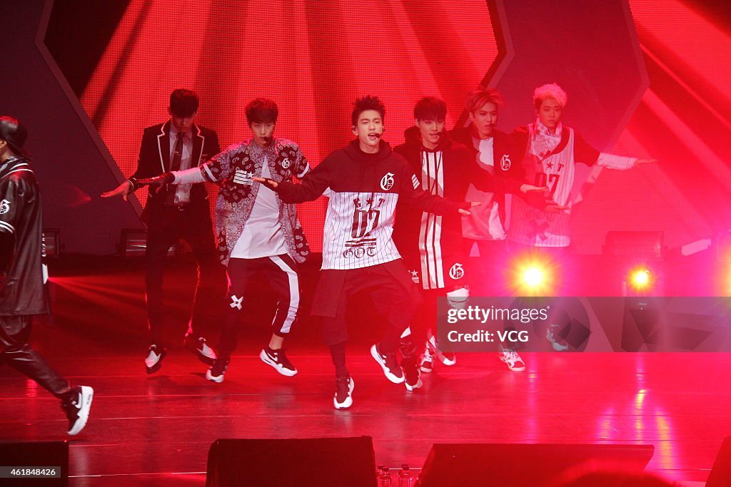 Boy Band GOT 7 Hold Asian Tour Concert In Taipei