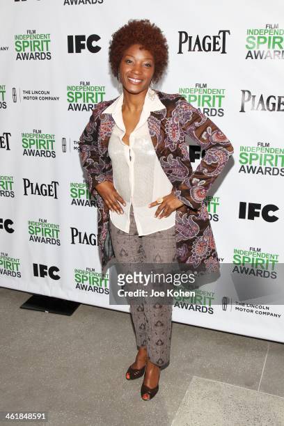 Actress Yolonda Ross attends the 2014 Film Independent Filmmaker Grant And Spirit Awards Nominees Brunch at BOA Steakhouse on January 11, 2014 in...