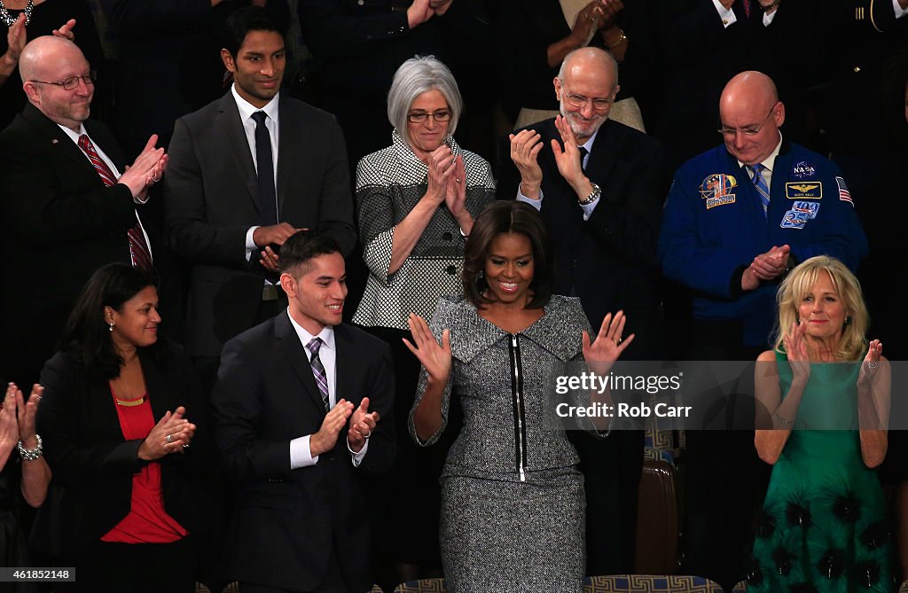 President Obama Delivers State Of The Union Address