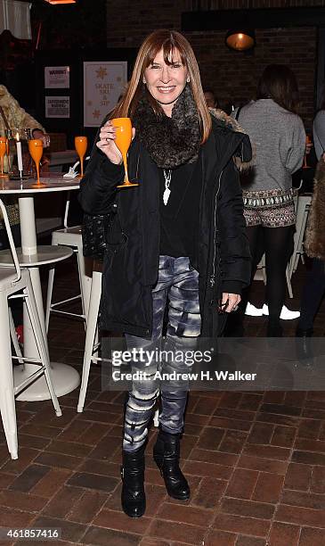Fashion designer Nicole Miller attends 'Clicquot in the Snow: Clicquot Chalet Edition' at The Standard Biergarten on January 20, 2015 in New York...
