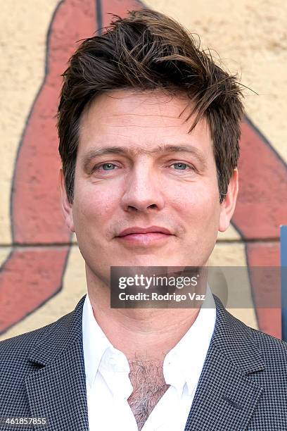 Director Thomas Vinterberg attends the Golden Globe Foreign-Language Nominees panel discussion and screening series photo op at American...
