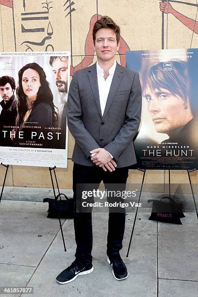 Director Thomas Vinterberg attends the Golden Globe Foreign-Language Nominees panel discussion and screening series photo op at American...